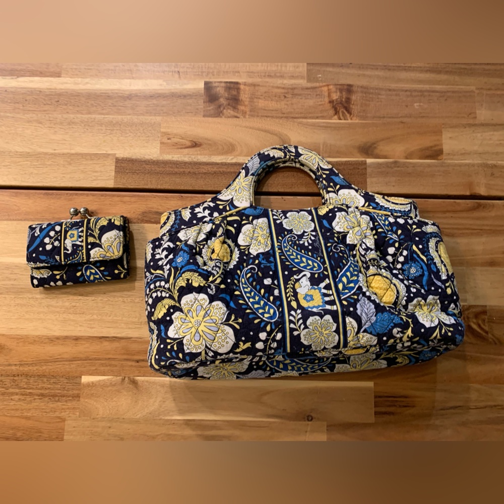 Vera Bradley Satchel and Wallet Combo